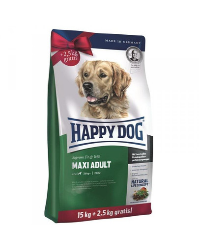 HAPPY DOG Fit well adult maxi 17,5 kg