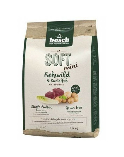BOSCH Plus Mini zvěřina & brambory 2,5 kg