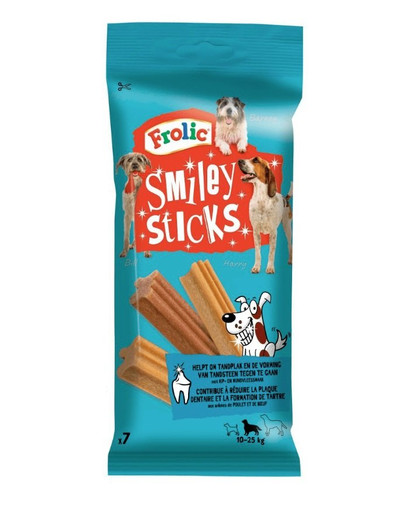 FROLIC Smiley Sticks Medium 10x175 g