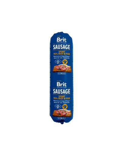 BRIT Sausage beef & fish - Sport Formula 800 g