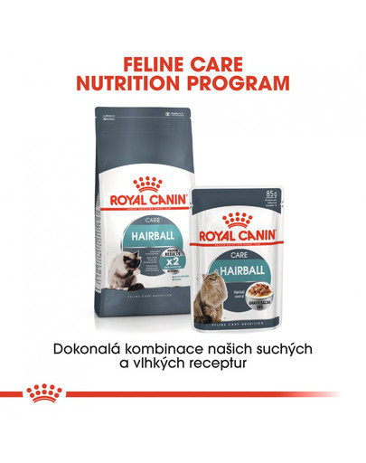 ROYAL CANIN Hairball Care 2kg granule pro kočky pro správné vylučování