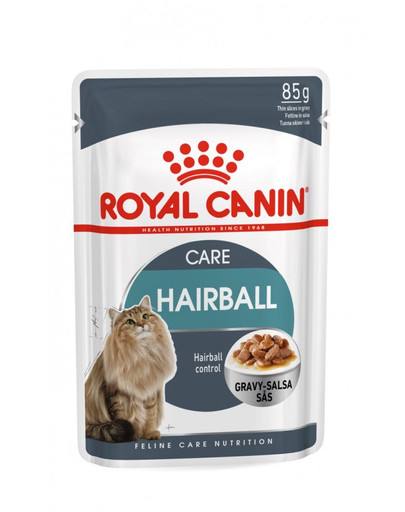ROYAL CANIN Hairball Care Gravy 85g kapsička pro kočky ve šťávě pro správné vylučování smotků ve šťávě