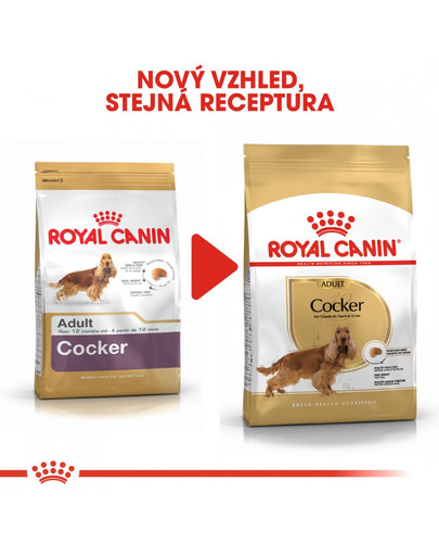 ROYAL CANIN Cocker Adult 3 kg granule pro dospělého kokršpaněla