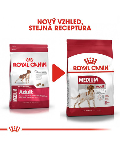 ROYAL CANIN Medium adult 15 kg granule pro dospělé střední psy
