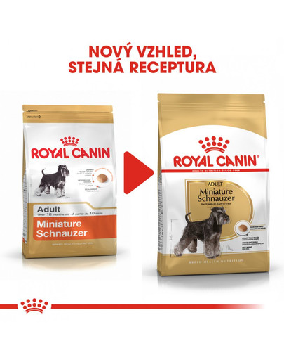 ROYAL CANIN Schnauzer Adult  500g granule pro dospělého knírače