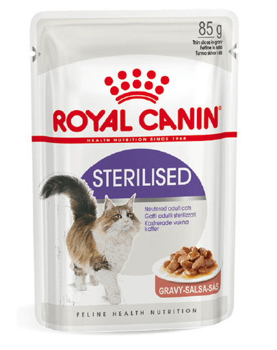 ROYAL CANIN Sterilised Gravy 85g kapsička v pro kastrované kočky ve šťávě