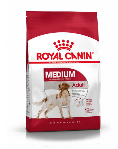 ROYAL CANIN Medium adult 4 kg granule pro dospělé střední psy