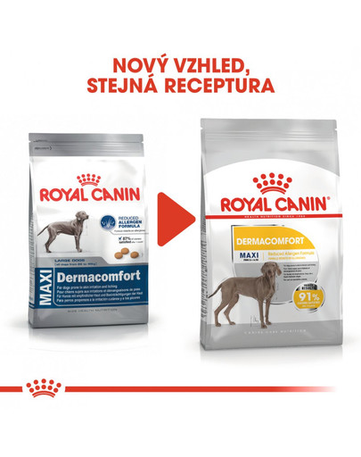 ROYAL CANIN Maxi Dermacomfort 12 kg granule pro velké psy s problémy s kůží