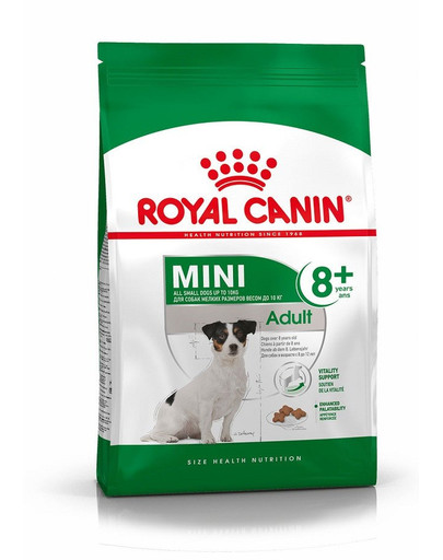 ROYAL CANIN Mini Adult 8+ 800g granule pro stárnoucí malé psy