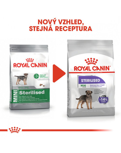 ROYAL CANIN Mini Sterilised 2 kg granule pro kastrované malé psy