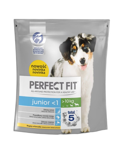 PERFECT FIT Junior (<1 rok) pro střední a velké rasy - Bohatý na kuřecí maso 1.4 kg