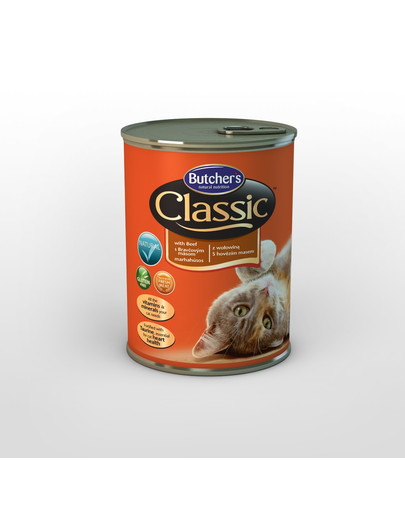 BUTCHER'S Classic s hovězím masem v želé 400g