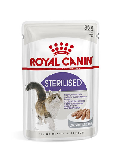 ROYAL CANIN Sterilised Loaf 85g kapsička s paštikou pro kastrované kočky