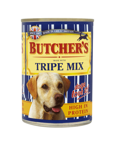 BUTCHER'S Tripe Mix z hovězího masa konzerva pro psy 400g