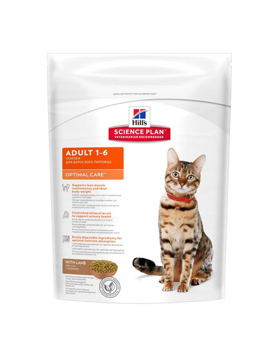 HILL'S Science Plan Feline Adult Optimal Care Lamb 400 g