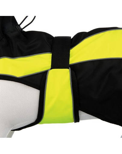 TRIXIE Obleček pro psy safety. s: 40 cm. černo/žlutý