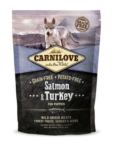 CARNILOVE Salmon & Turkey for Puppy 1,5 kg