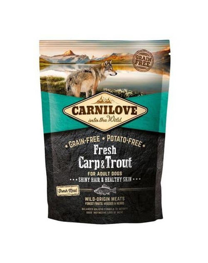 CARNILOVE Fresh Adult Dog Carp & Trout 1,5 kg