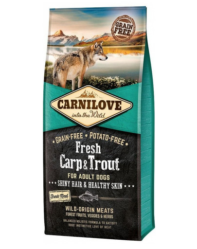 CARNILOVE Dog Fresh Carp & Trout  12 kg