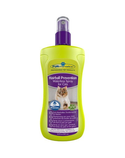 FURMINATOR Suchý šampón pro kočky proti tvorbě vlasových koulí