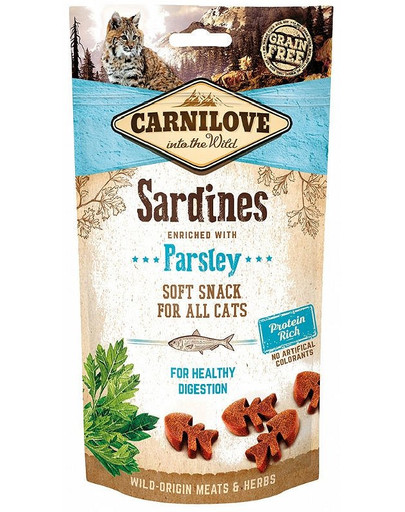 CARNILOVE Cat Semi Moist Snack Sardine&Parsley 50 g