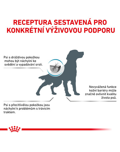 ROYAL CANIN Veterinary Health Nutrition Dog Skin Care Adult 12 kg