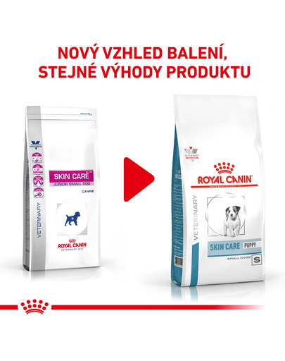 ROYAL CANIN Veterinary Health Nutrition Dog Skin Care Puppy Small Dog 2 kg