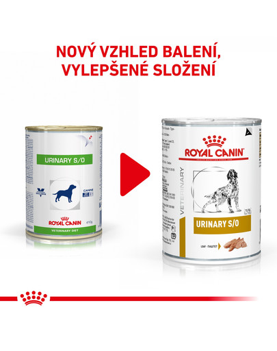 ROYAL CANIN Veterinary Health Nutrition Dog Urinary S/O Konzerva 410 g