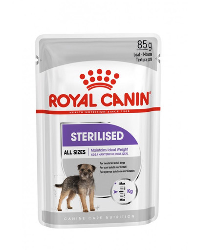 ROYAL CANIN Sterilised Dog Loaf 12x 85g kapsička s paštikou pro kastrované psy