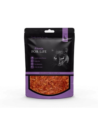 FITMIN For Life Cat & dog Treat duck jerky 70g