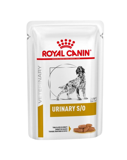 ROYAL CANIN Veterinary Health Nutrition Dog Urinary S/O Pouch in Gravy 12x100 g