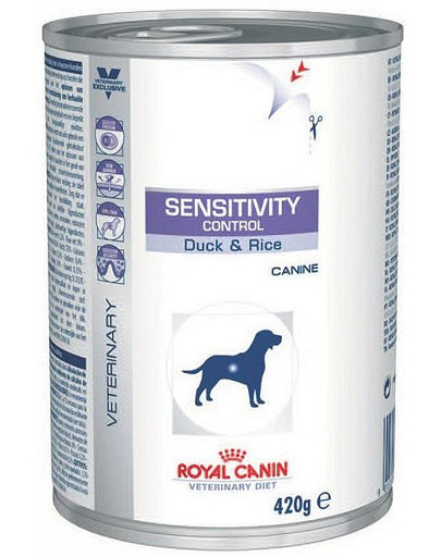 ROYAL CANIN Veterinary Health Nutrition Dog Sensitivity Control Duck&Rice Konzerva 420 g
