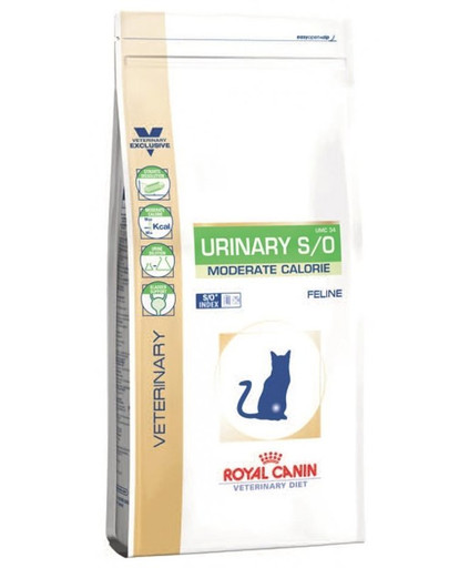 ROYAL CANIN Veterinary Health Nutrition Cat Urinary S/O Moderate Calorie 7 kg