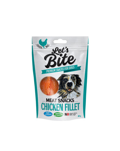 BRIT Let's Bite meat snacks chicken fillet 80 g