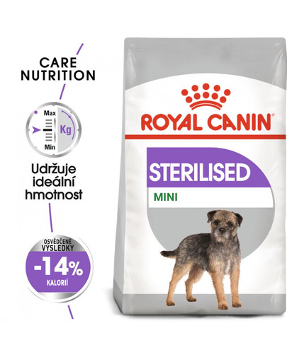 ROYAL CANIN Mini sterilised 1 kg granule pro kastrované malé psy