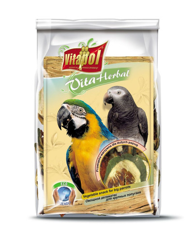 VITAPOL Soft Bits zeleninové pro velké papoušky 50 g