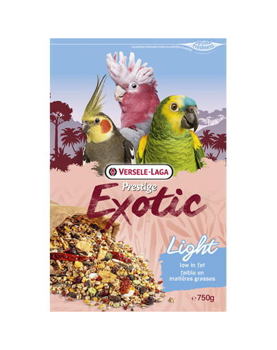 VERSELE-LAGA Exotic Light 750 g směs pro střední a velké papoušky s pufovanými obilkami