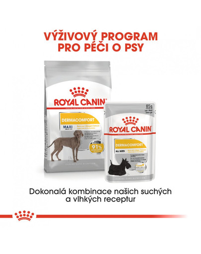 ROYAL CANIN Maxi Dermacomfort 3 kg granule pro velké psy s problémy s kůží
