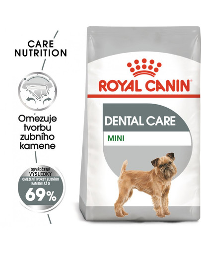 ROYAL CANIN Mini dental care 8 kg granule pro psy snižující tvorbu zubního kamene