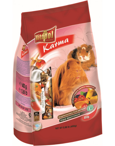 VITAPOL Ovocná směs pro králíky v sáčku 400g