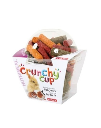 ZOLUX Crunchy Cup Nuggets pochoutka s mrkví a řepou 130 g