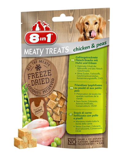 8IN1 Freeze Dried Chicken & Peas 50 g