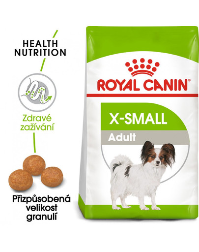 ROYAL CANIN X-Small adult 3 kg granule pro dospělé trpasličí psy