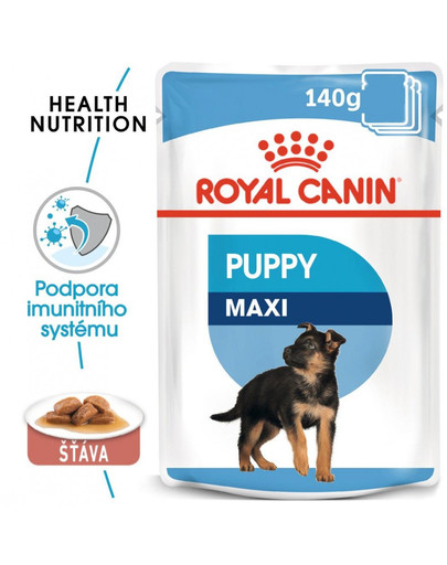 ROYAL CANIN Maxi Puppy 10x140g kapsičky pro velká štěňata