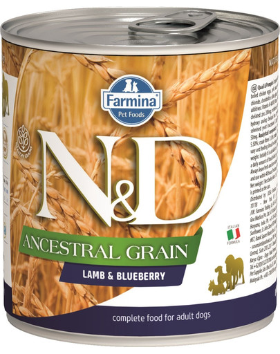 N&D Low Grain Adult Lamb & Blueberry 285g