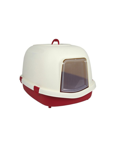 Trixie WC PRIMO XL s boudou a dvířky, bordó/krémové 56x47x71