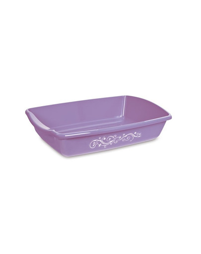 COMFY Toaleta pro kočky cleo deco line fialová