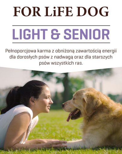 FITMIN Dog For Life Light & Senior 3 kg