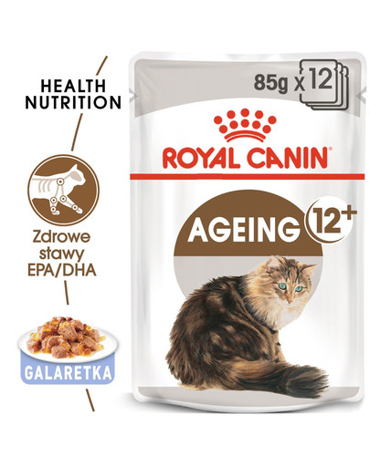 ROYAL CANIN Ageing +12 12x85g Jelly kapsička pro staré kočky v želé