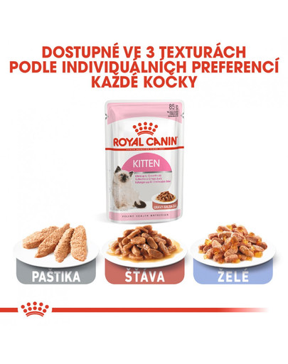 ROYAL CANIN Kitten Instinctive Gravy 85g kapsička pro koťata ve šťávě